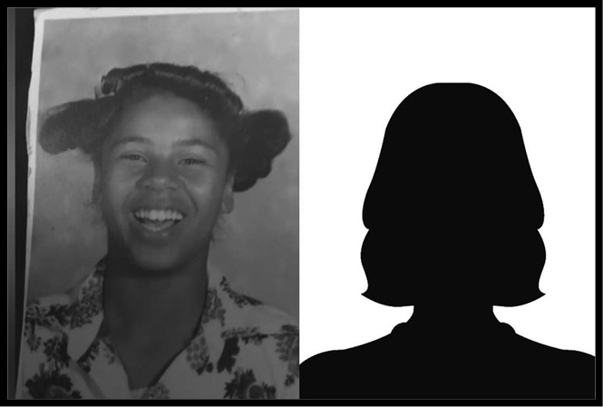 A photo and police sketch of Fredonia Smith.