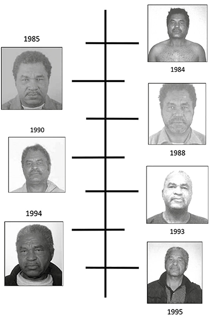 A photo and police sketch of Karen O'Donoghue.