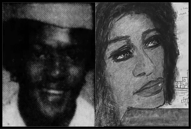 A photo and police sketch of Sonja Collette Austin.