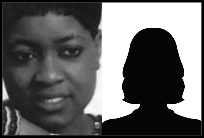 A photo of Melissa Thomas and a female avatar. 